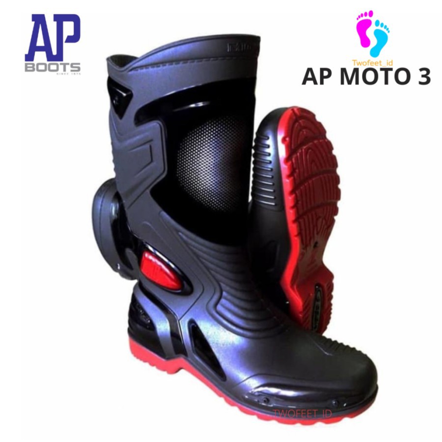 AP BOOTS sepatu  boot MOTO 3 Ap boot Moto3