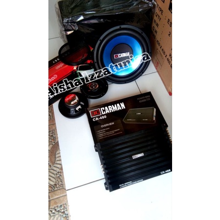 paket audio mobil carman komplit