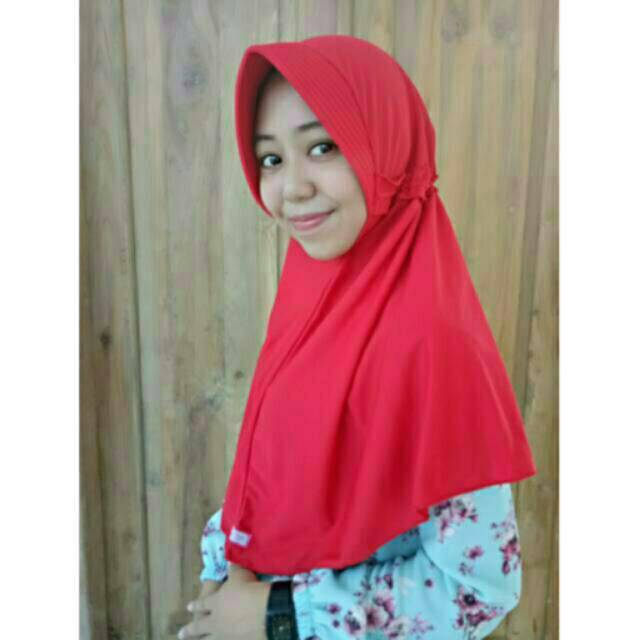 Jilbab Instan Pet Antem SERUT / Hijab Bergo Instan Pet Antem SERUT