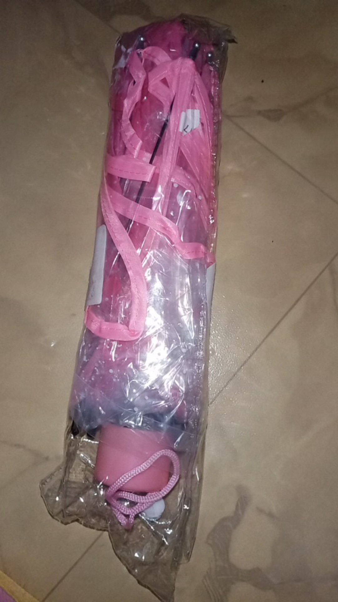 Payung Jepang Lipat Motif Transparan Cherry Blossom - E023 Titangadget