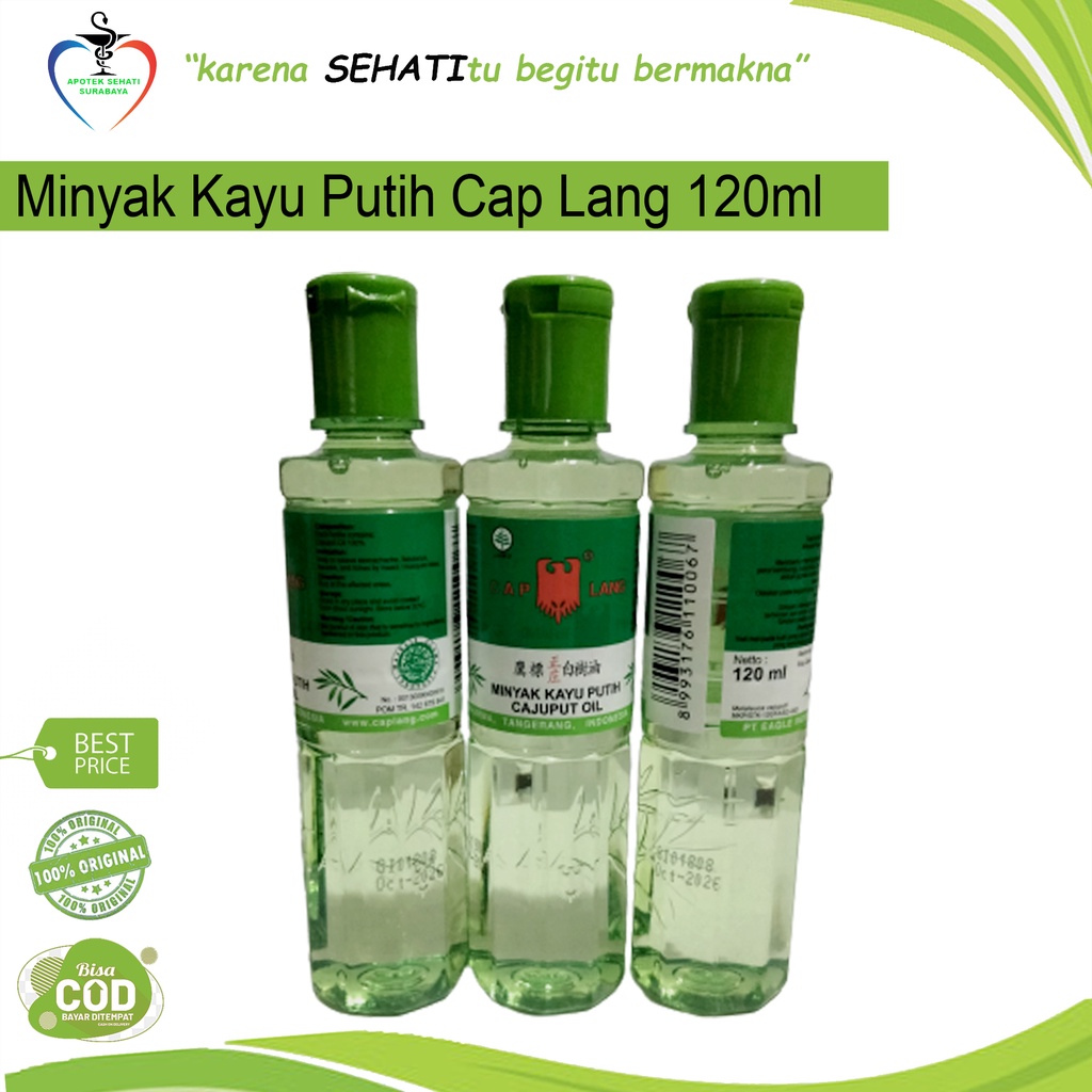 MINYAK KAYU PUTIH MKP LANG 120ML KEMBUNG GATAL NYAMUK