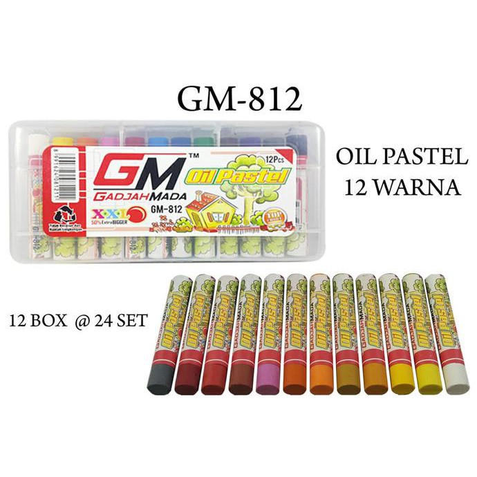 

Promo Awal tahun Oil pastel crayon krayon 24 warna GM82 Cuci Gudang Awal Tahun