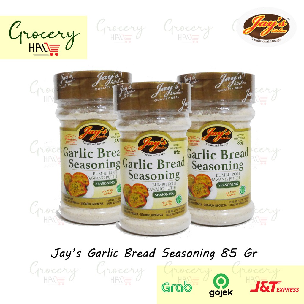 

JAY'S GARLIC BREAD SEASONING 85 GRAM ( BUMBU ROTI BAWANG PUTIH JAYS KITCHEN )