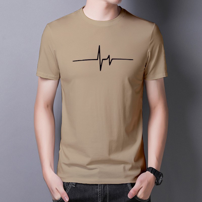 Kaos Distro Santai Atasan Cowok Dewasa Baju Keren  Pria TORETTO-KAOS DISTRO DETAK JANTUNG-BAJU KAOS 