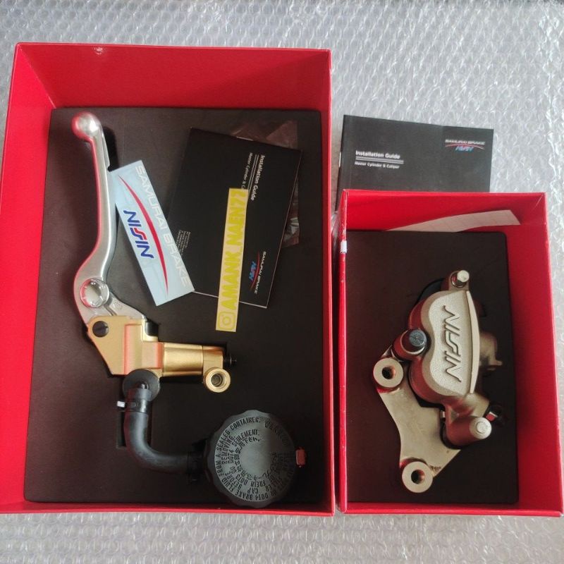 master Assy + kaliper Nissin samurai f1zr Jupiter titanium 220 / 300 mm