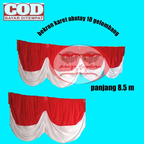 RPM BENDERA BACKGROUND KARET 10 GELOMBANG