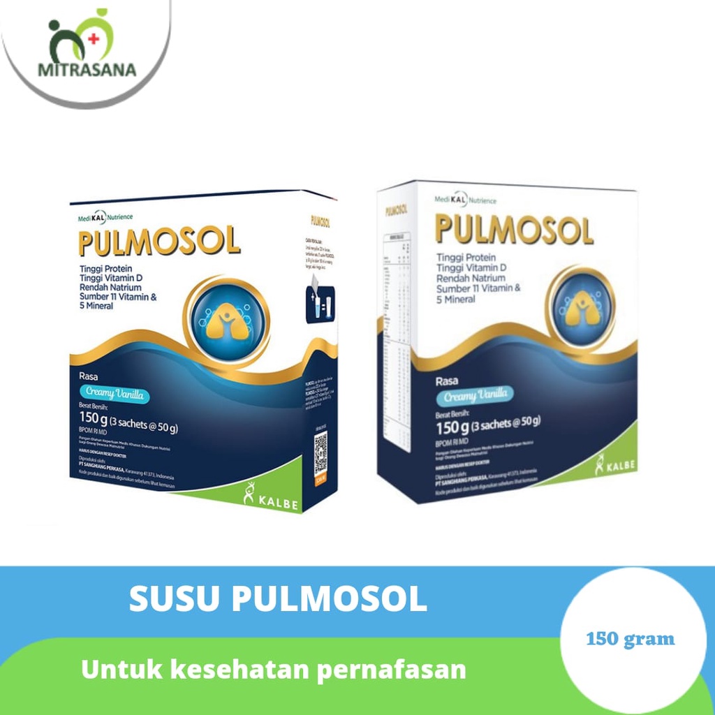 

Pulmosol 150gr rasa vanila