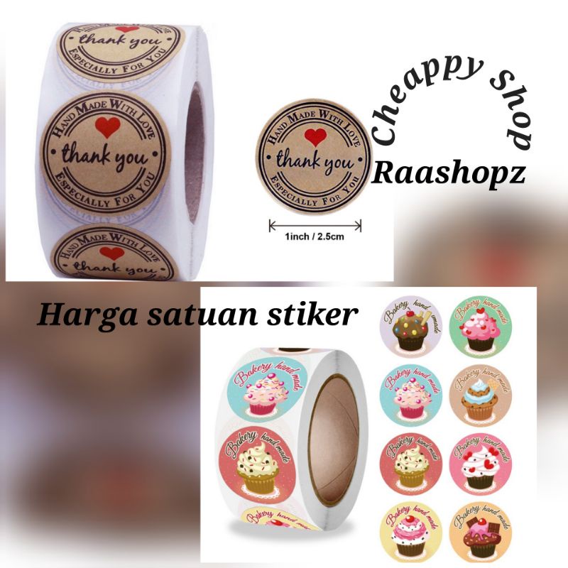 

Bakery Sticker Kue Stiker Hand made bakery Stiker Thank you Stiker Hand Made with love Stiker Natal