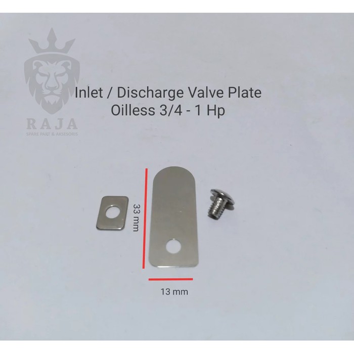 Plat inlet kompresor oilless