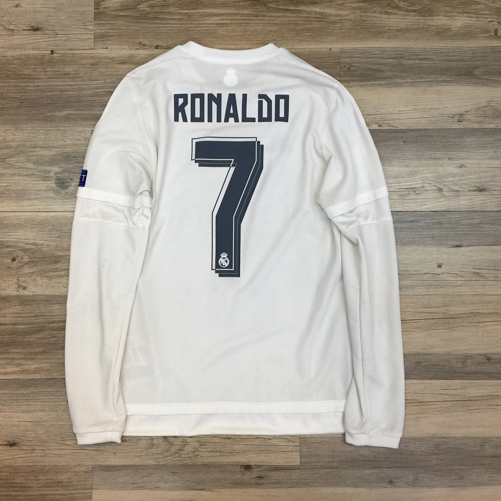 Jersey Original Real Madrid Home 2015 Final Lisbon Long Sleeve