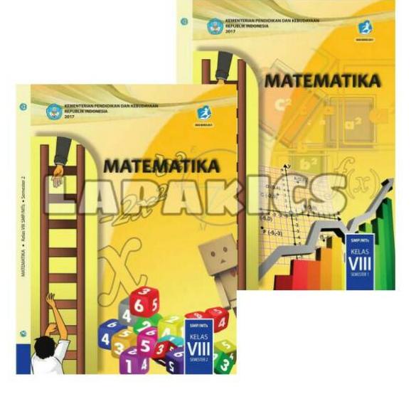 Diskon Terbaik Paket Buku Matematika SMP Kelas 8 Semester 1 dan 2 Kurikulum 2013 Kurtilas