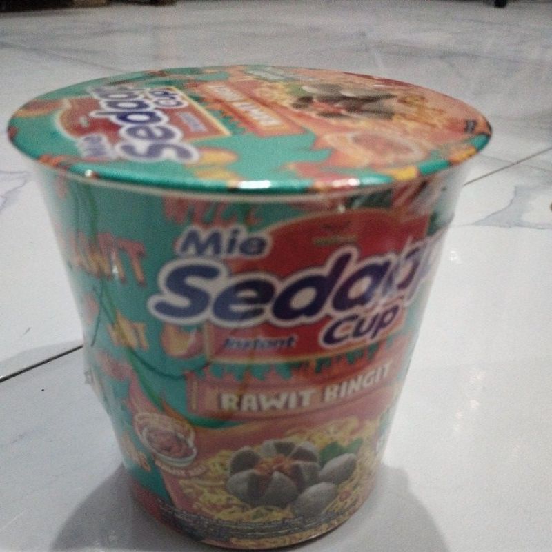 

Mie Sedaap Cup Instan Rasa Baso Bleduk Rawit Bingit 77gr