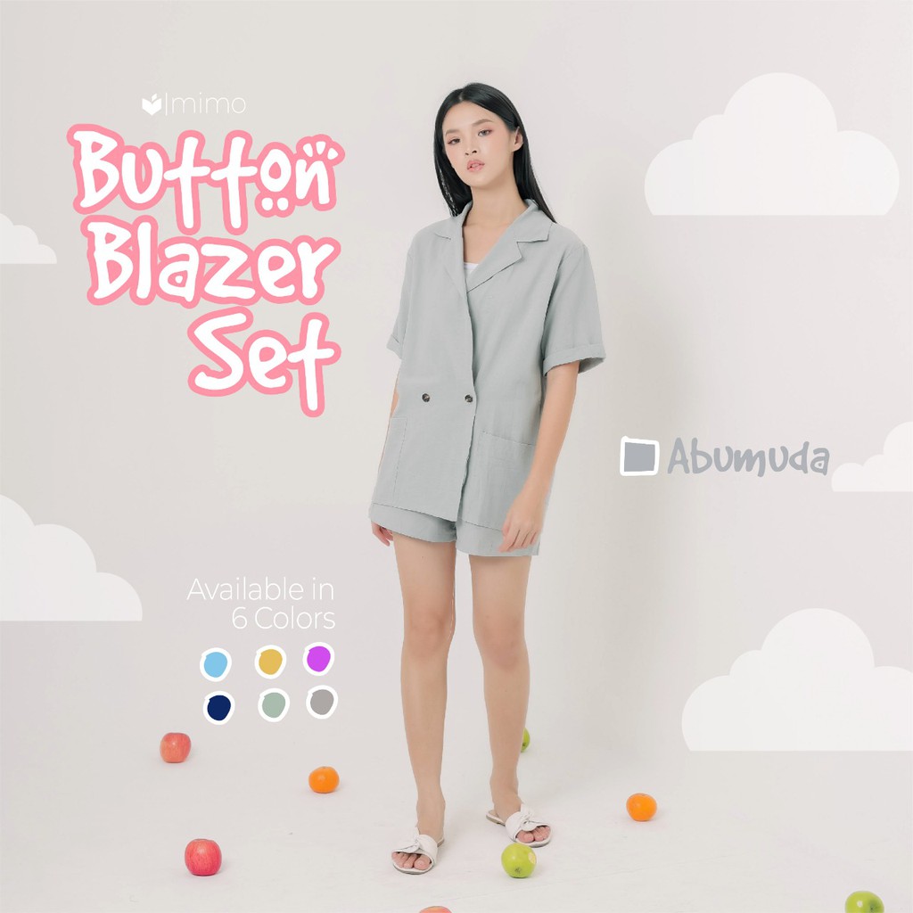 Button Blazer set