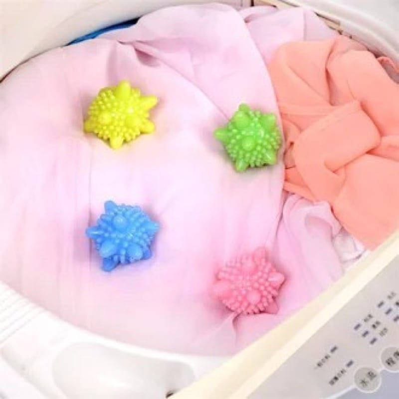 BOLA PEMBERSIH PAKAIAN LAUNDRY / BOLA KARET PEMBERSIH CUCIAN ANTI WINDING CLOTHES WASH BOLA LAUNDRYy