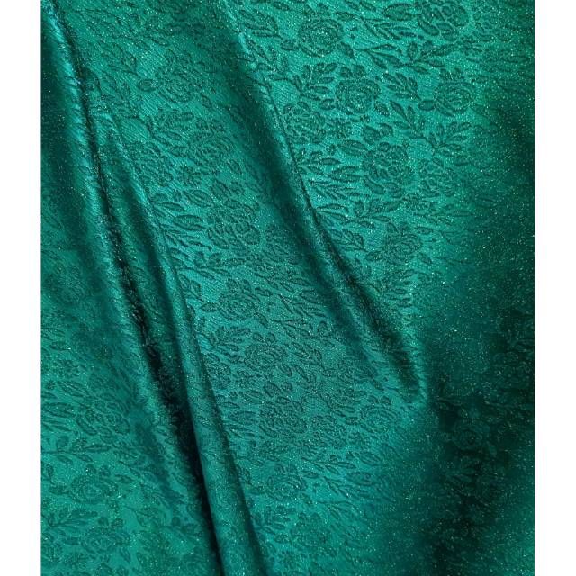 Kain Jaguard Premium Thick Bridal Silk Tebal Jaguard Glitter