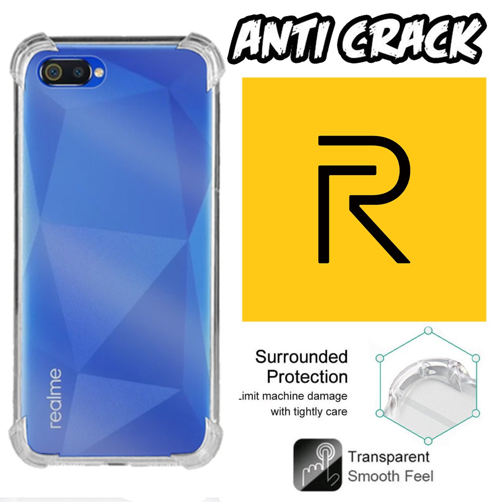 REALME C1 / C2 / C3 / 3 PRO / 5 / 5 PRO / 6 / 6 PRO / X / X2 / XT ANTI CRACK / ANTI SHOCK