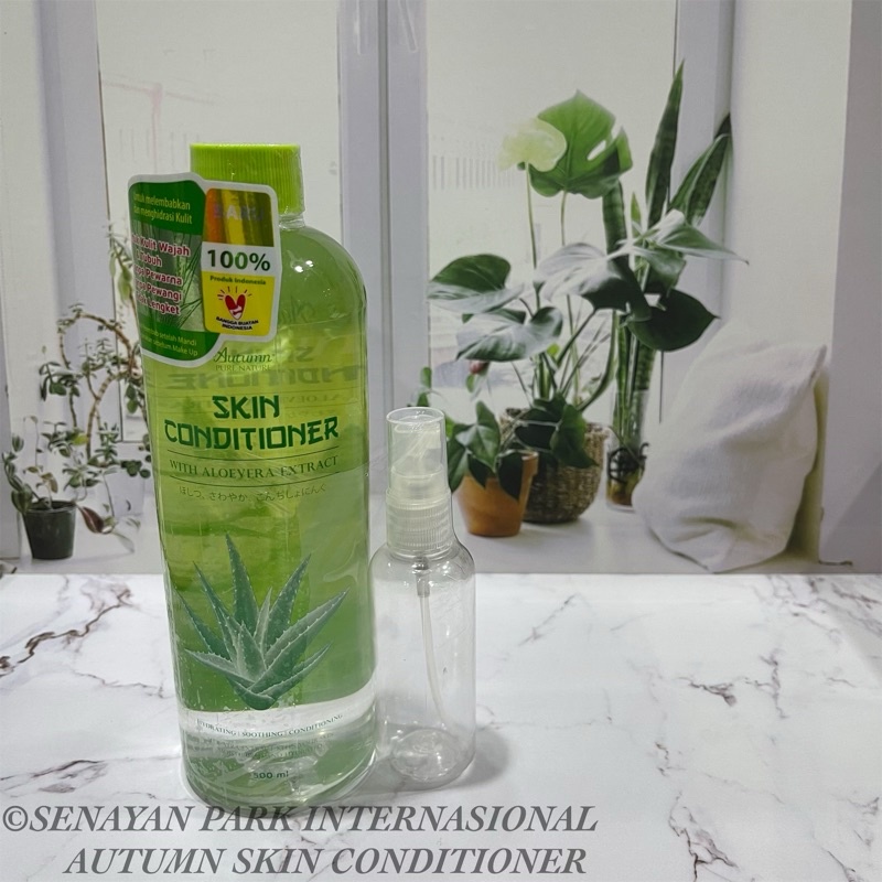 AUTUMN BPOM SKIN CONDITIONER WITH ALOEVERA EXTRACT 500ML FREE BOTOL SPRAY