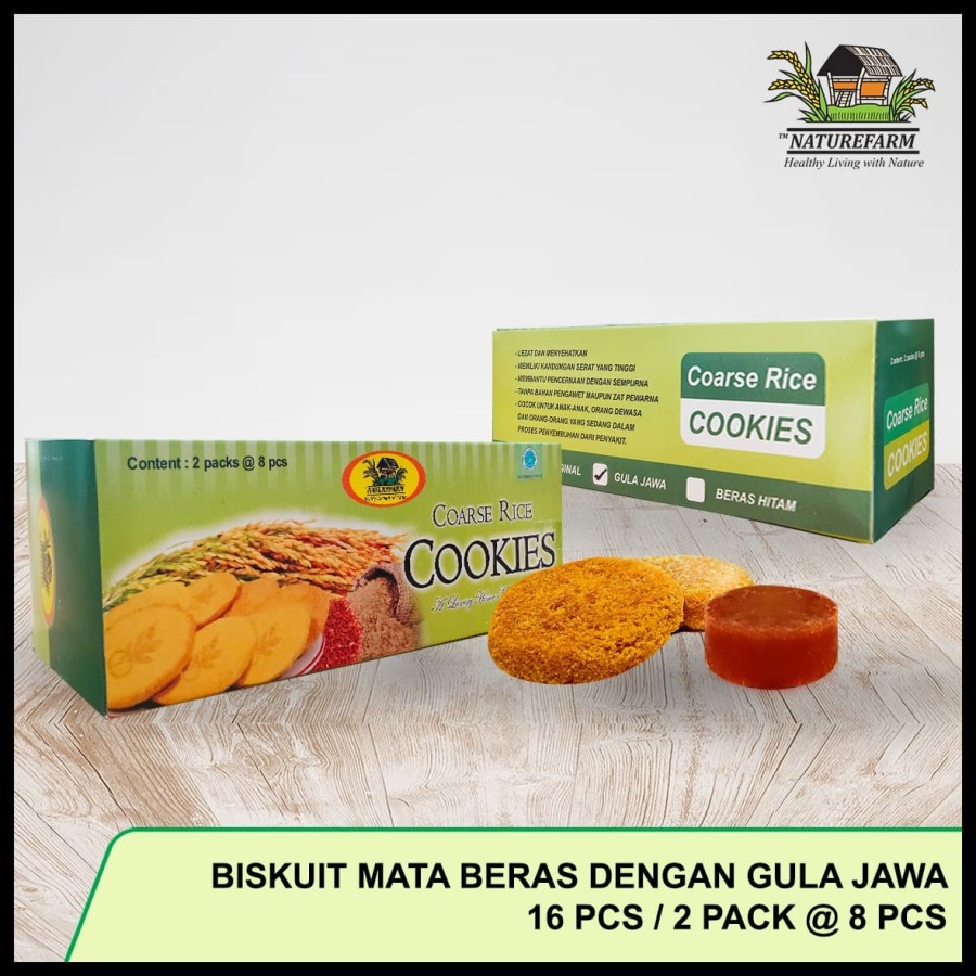 

BISKUIT MATA BERAS NATURE FARM (NATUREFARM) - GULA JAWA