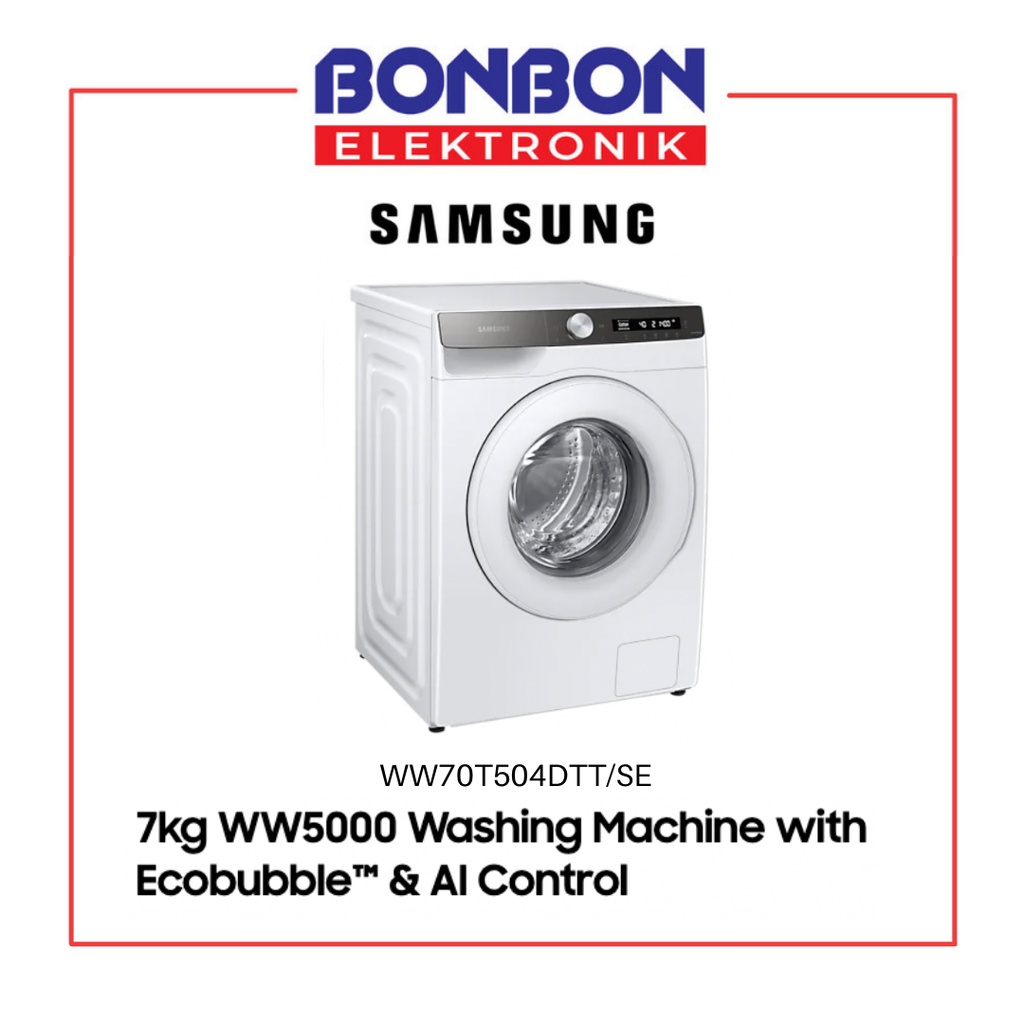 Samsung Mesin Cuci Front Loading 7KG WW70T504DTT/SE WW5000