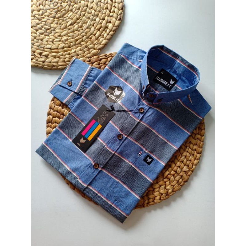 KEMEJA PRIA MOTIF LENGAN PANJANG / KEMEJA SURFING LENGAN PANJANG