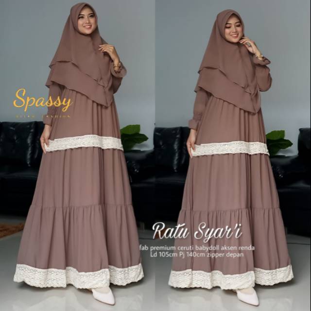 Ratu set syari ori spassy