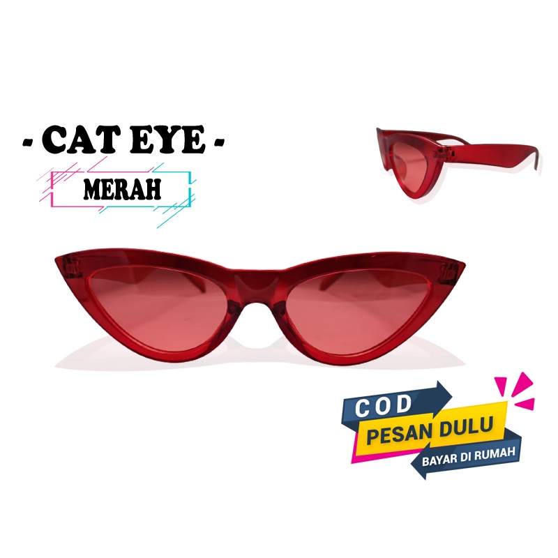 FRAME KACAMATA 605 CAT EYE PALING LAKU FASHION WANITA LENSA HITAM FASHION WANITA PRIA KOREA STYLE KACAMATA SEGITIGA KACAMATA KUCING