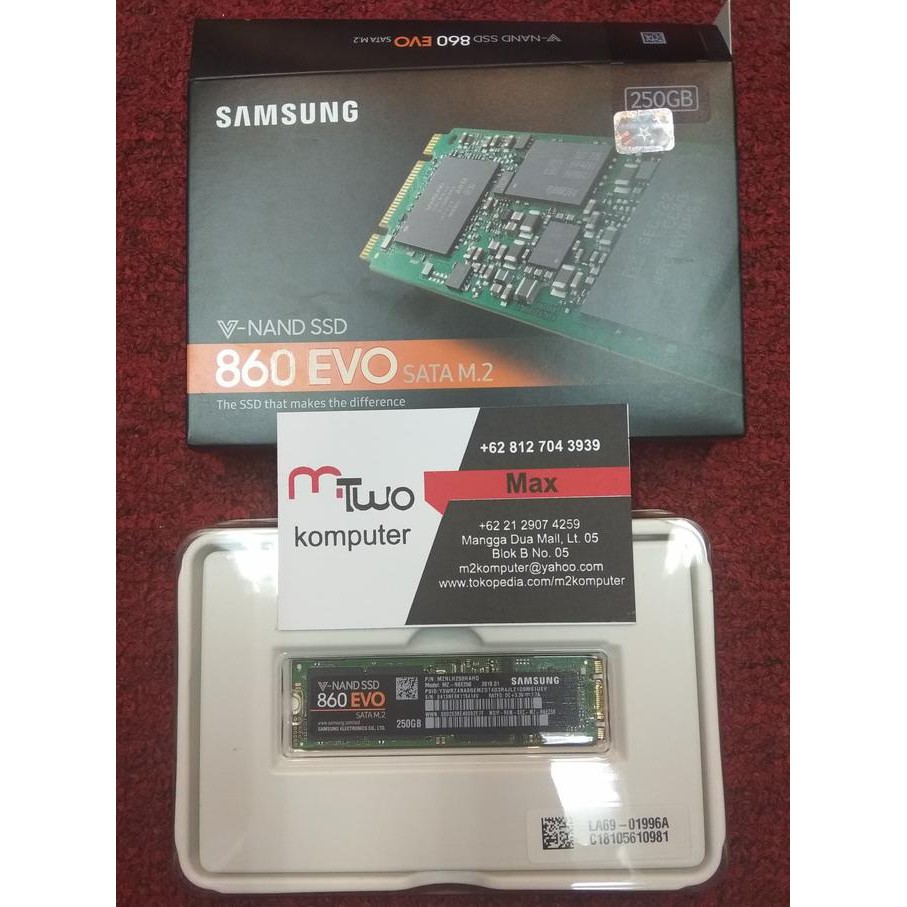 SAMSUNG SSD 860 EVO M.2 - 250GB