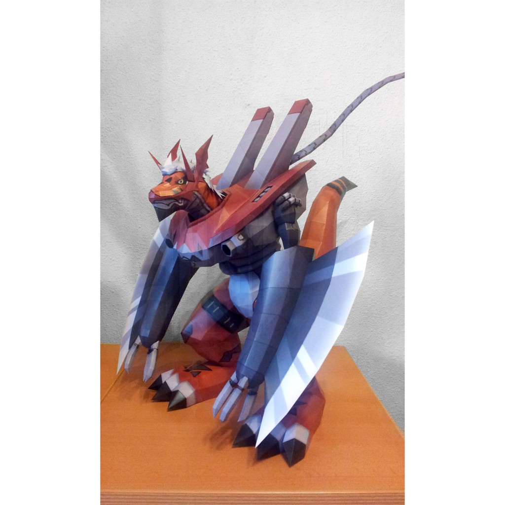 DIY Papercraft Digimon Wargrowlmon