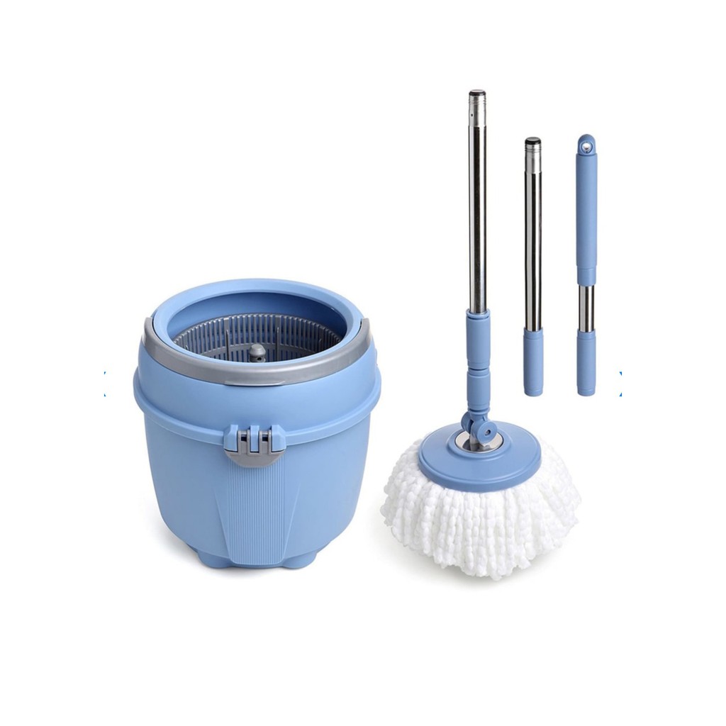 ALAT PEL PUTAR TATAY / MOP BUCKET TWISTER BLUE / SET PEL COMPACT 13L