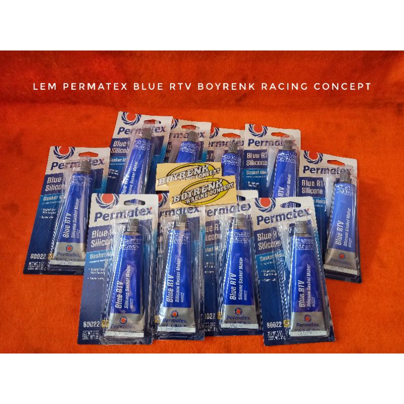 LEM PERMATEX BLUE RTV SILICONE GASKET SET MAKER SENSOR SAFE 6BR 80022 - BOYRENK RACING CONCEPT