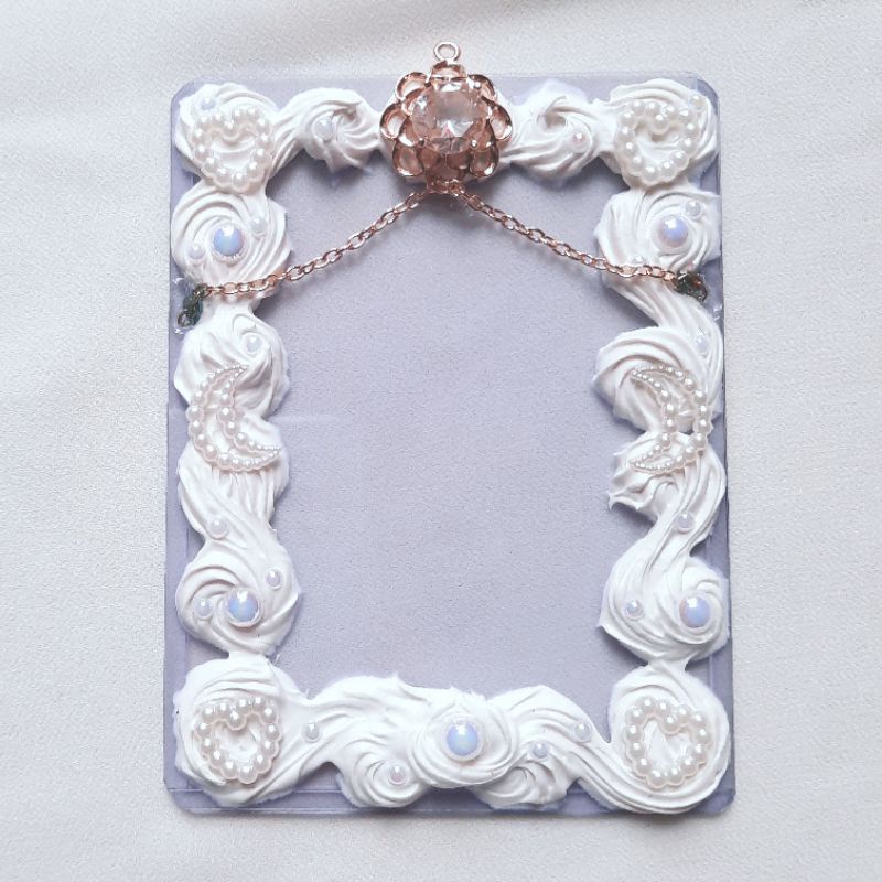 TOPLOADER DECO CREAM CARD HOLDER CAHOL CARHOL KPOP PC PHOTOCARD