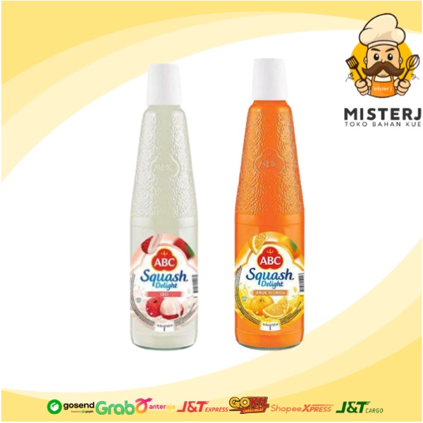 

ABC Sirup | Squash Delight Florida | Squash Delight Rasa Leci BEST SELLER | 460 ml