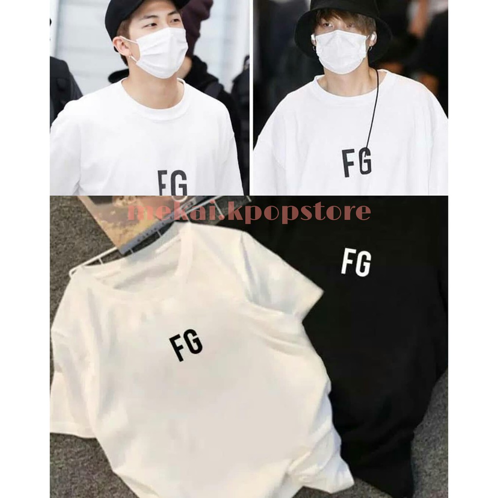 Kaos kpop BTS SUGA FG FEAR OF GOD