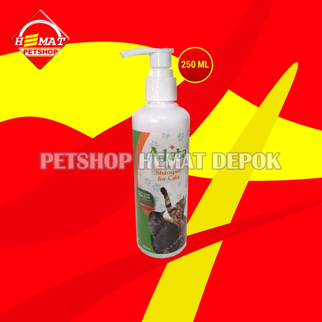 Aleta Pet Shampoo Kucing Anjing Flea Tick Anti Kutu 250 ML