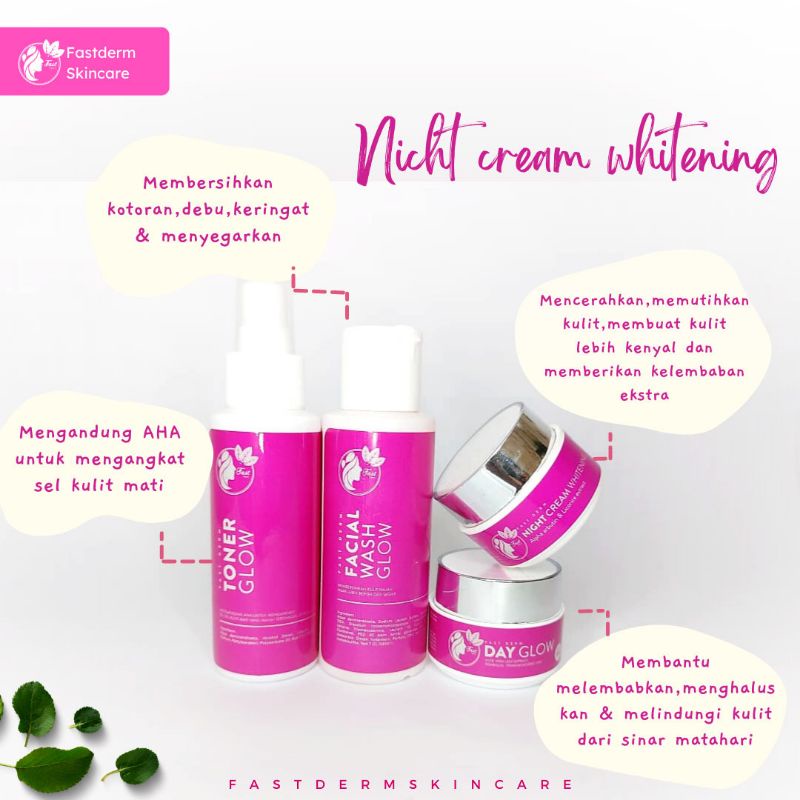 Fast Derm Paket Night Cream Whitening