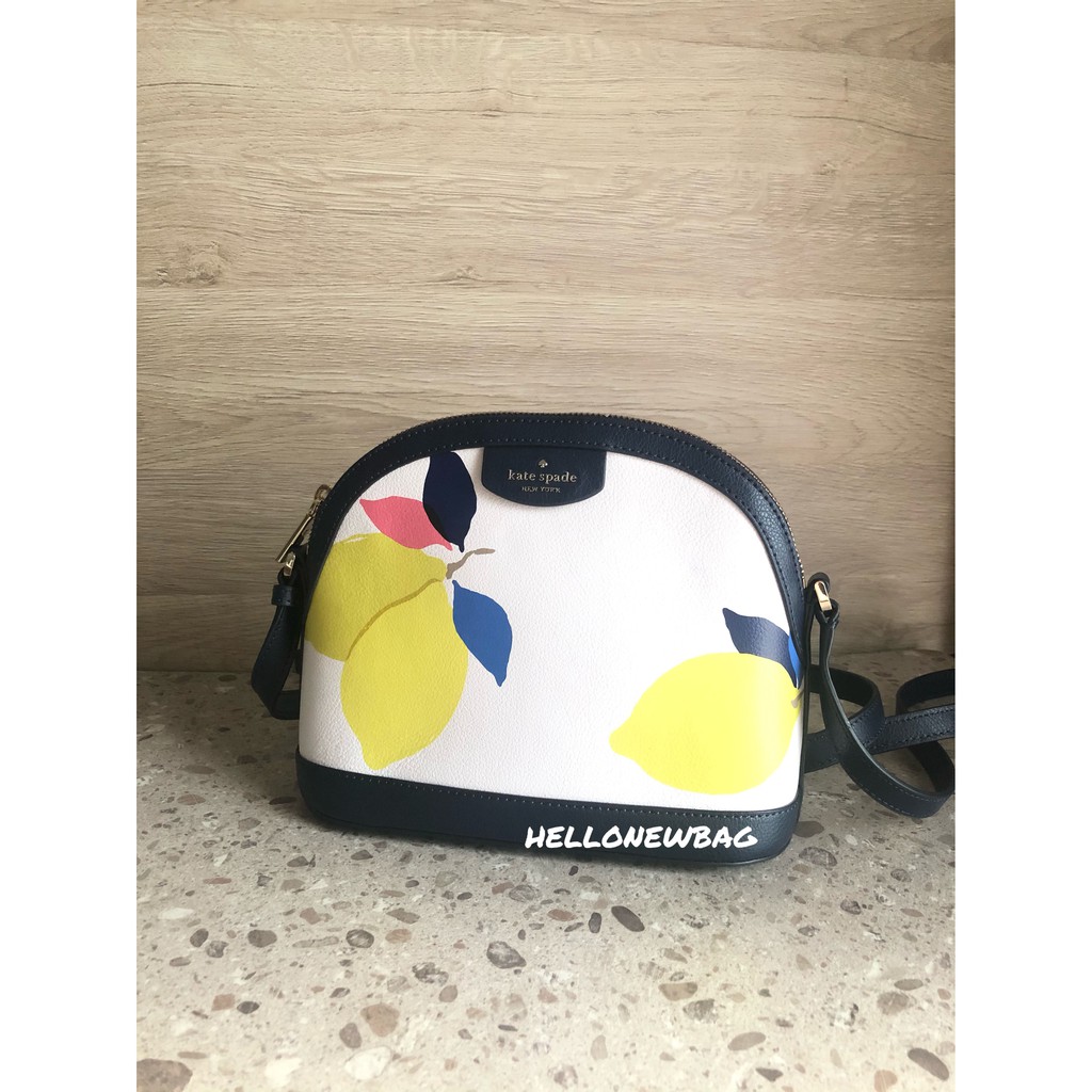 Tas Kate Spade original - Kate spade x-large sylvia dome in lemon zest