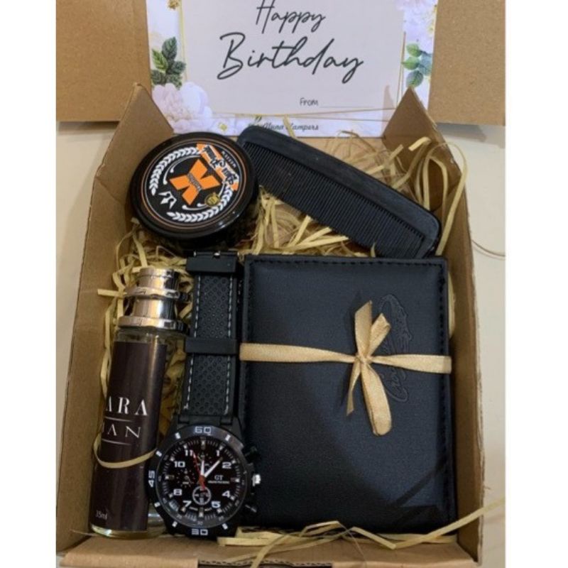 

Hampers Gift Box Kado Cowok Ultah Anniversary Murah