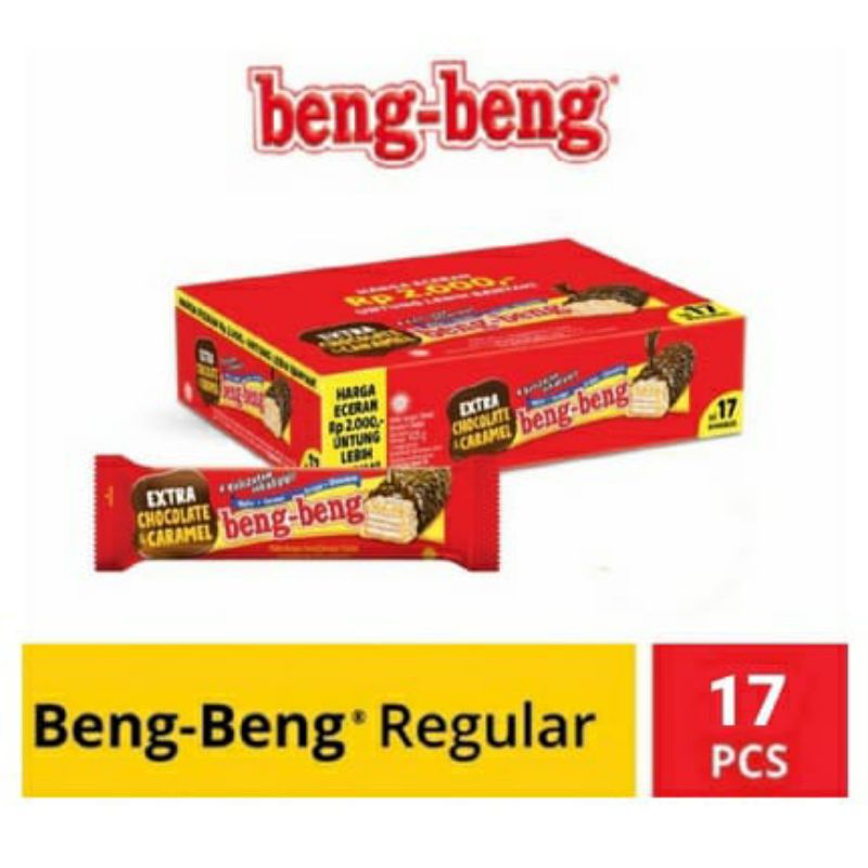 Beng Beng Coklat 1 pack isi 17 pcs