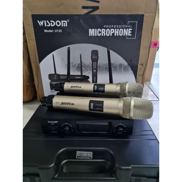 Wisdom u135 u 135 mic wireless wisdom garansi original