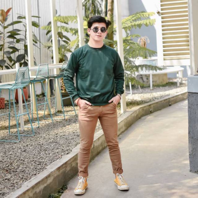 BASIC SWEATER || SWETER PRIA POLOS || SWETER MURAH #CRA