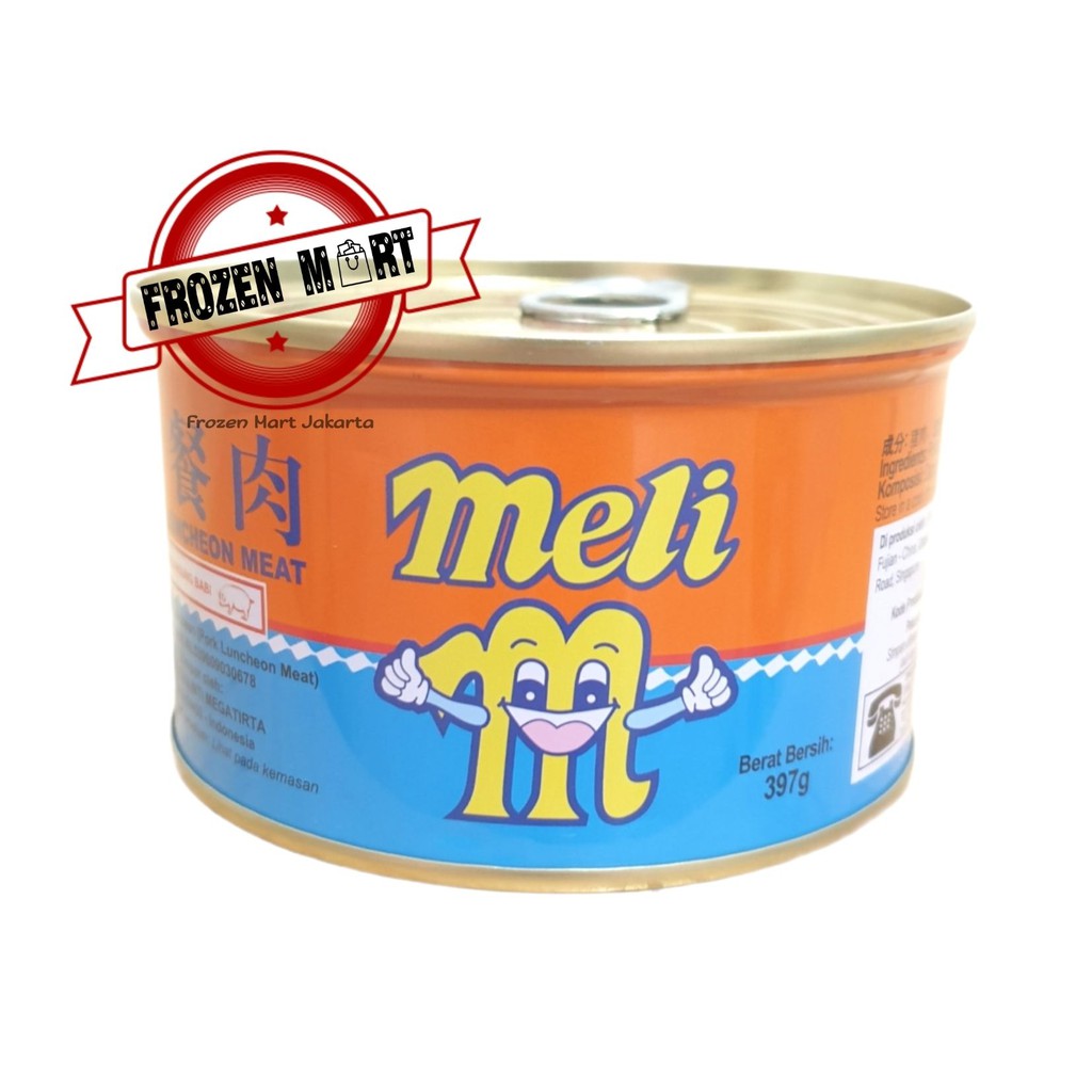 MELI /MILI Pork Lunchlon Meat 397 Gr / Daging Maling
