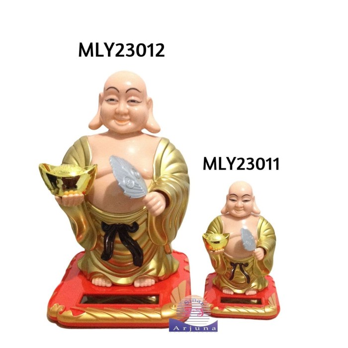 Flash Sale - Pajangan Mobil Patung Boneka Budha Julaihut Lucky Kipas Uang