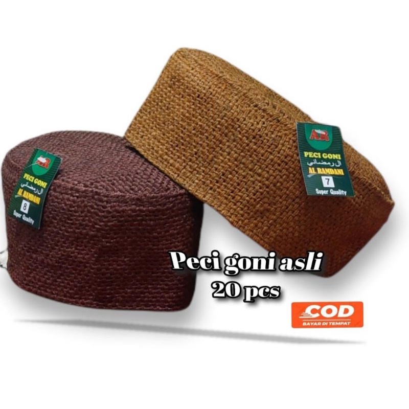 SONGKOK GONI ASLI/PECI GONI ASLI/FULL GONI/KOPIAH SONGKOK/PECI GONI