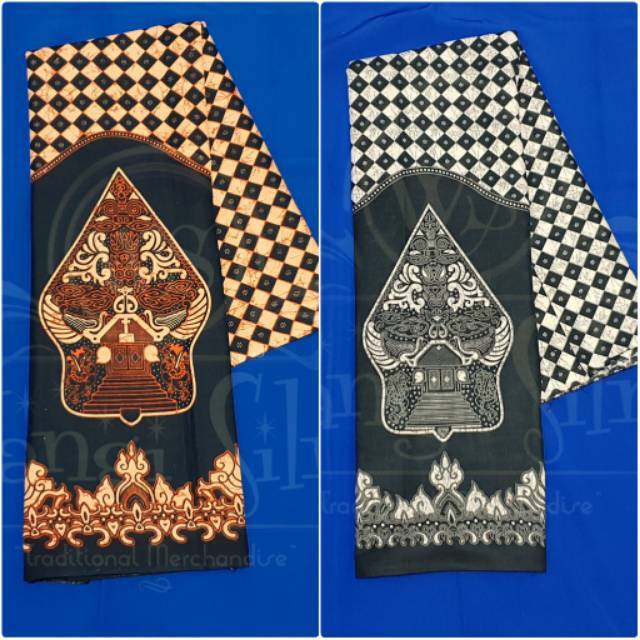 Sarung Batik Motif Gunungan Wayang - Sarung Batik Wayang - Sarung Batik Pria Wanita - Sarung Sholat