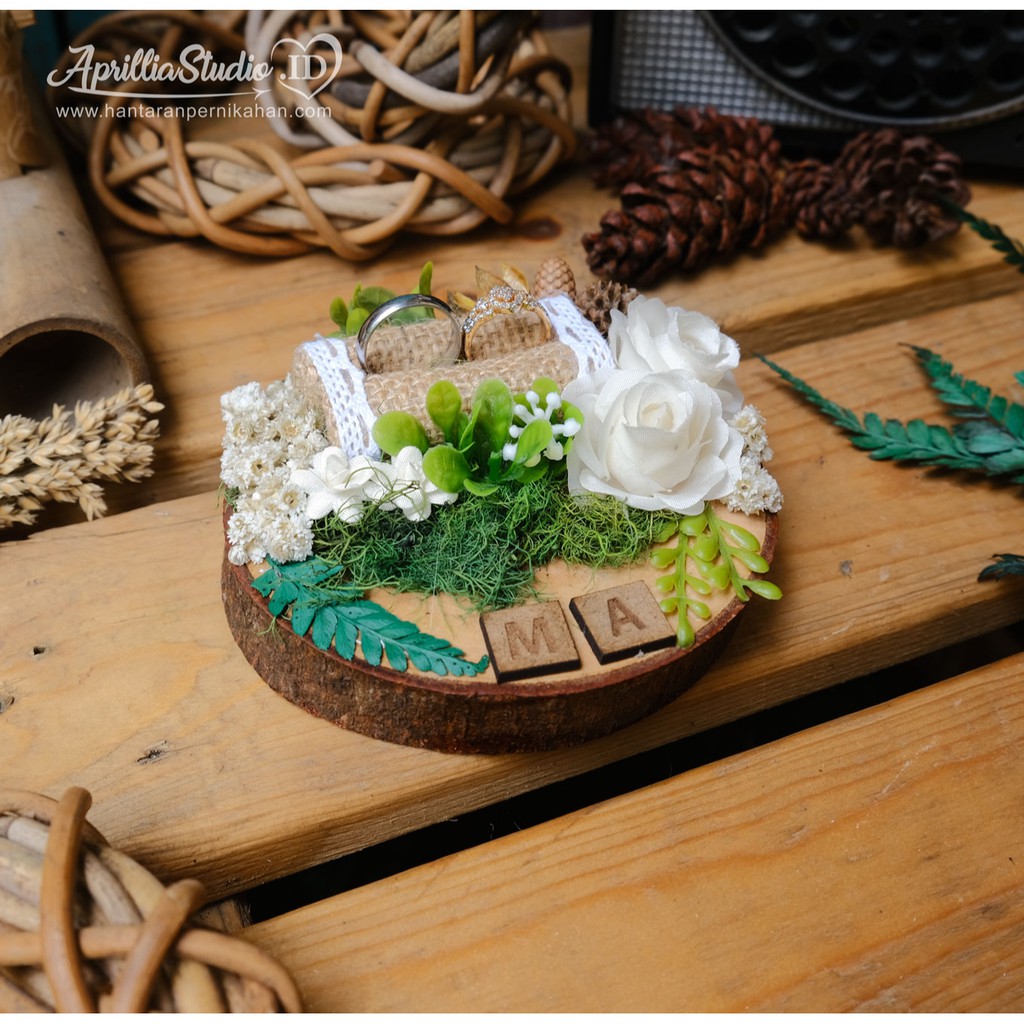 RING BOX | KOTAK CINCIN WOOD SLICE