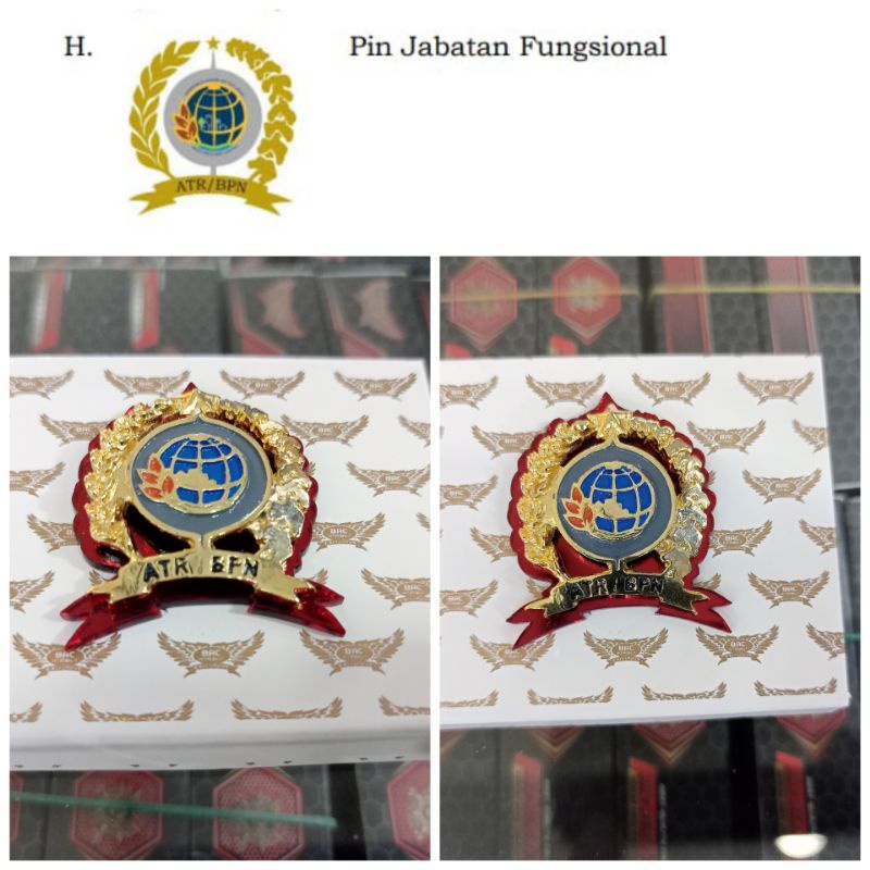 pin jabatan fungsional ATR BPN