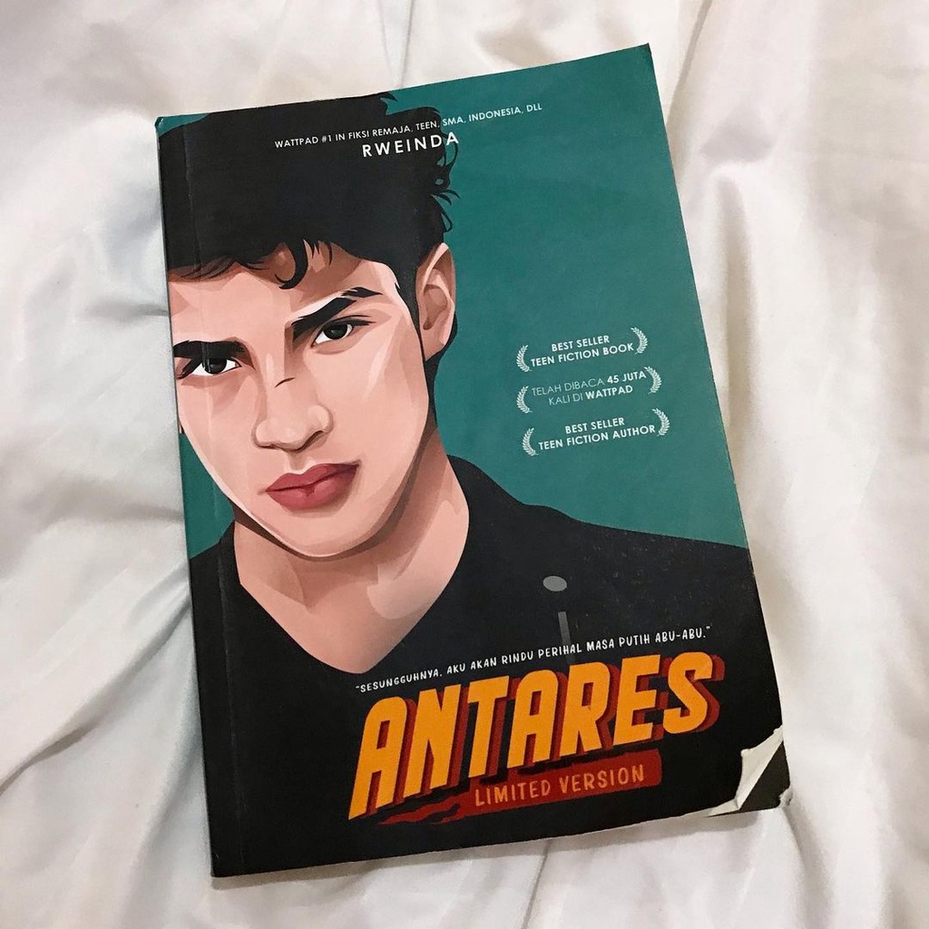 Buku Novel Antares Novel Wattpad Original Gramedia Preloved Like New