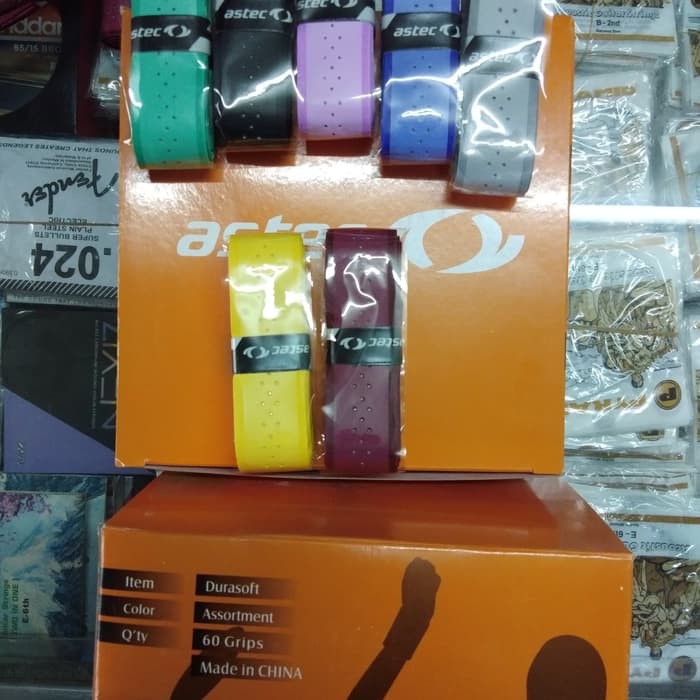 Raket BadmintonGRIP BADMINTON ASTEC ORIGINAL DURASOFT / PEGANGAN  KARET ASTEC 