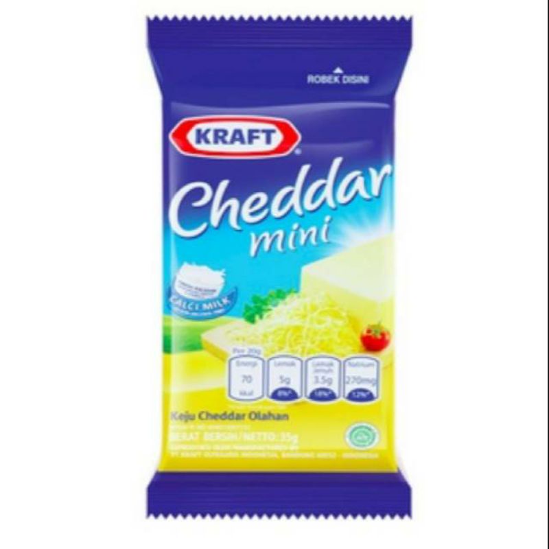 

Kraft keju cheddar mini