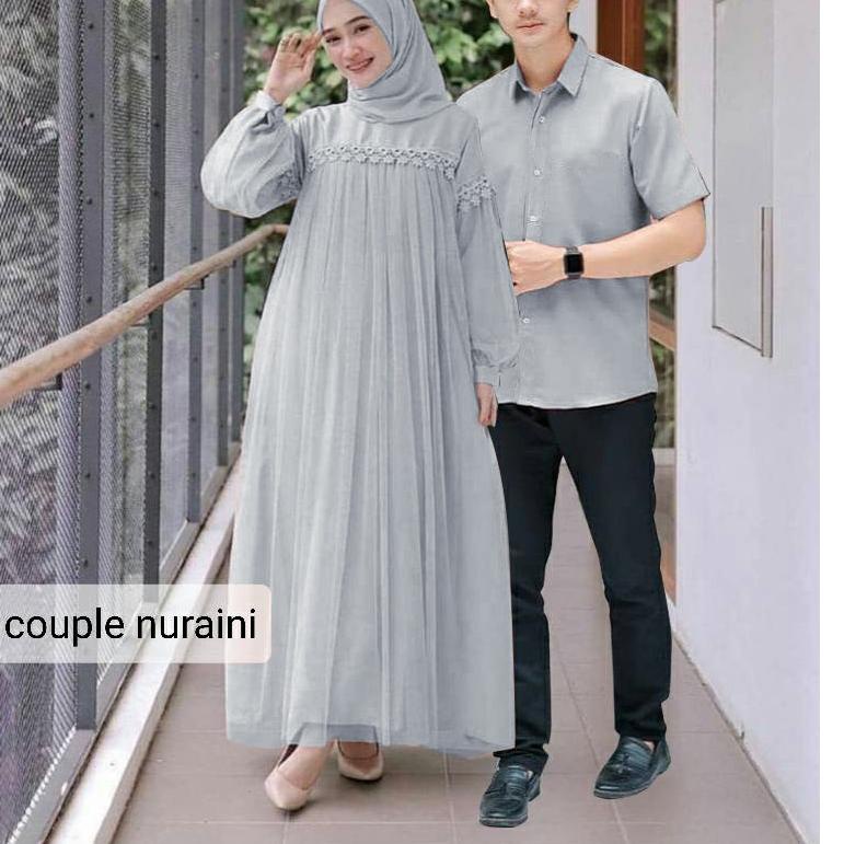 Termurah  GH - COUPLE ZOYA / COUPLE NURAINI / BAJU COUPLE PAPA MAMA / GAMIS COUPLE / COUPLE KONDANGA